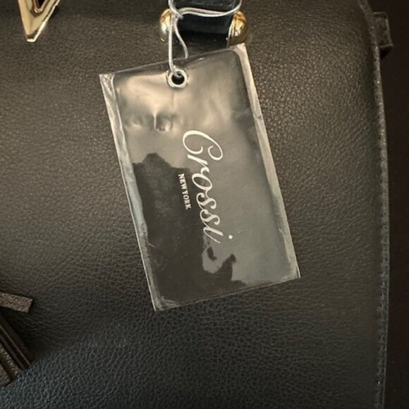 Black Handbag with Tassles 7342 NWT Boutique - Picture 7 of 7